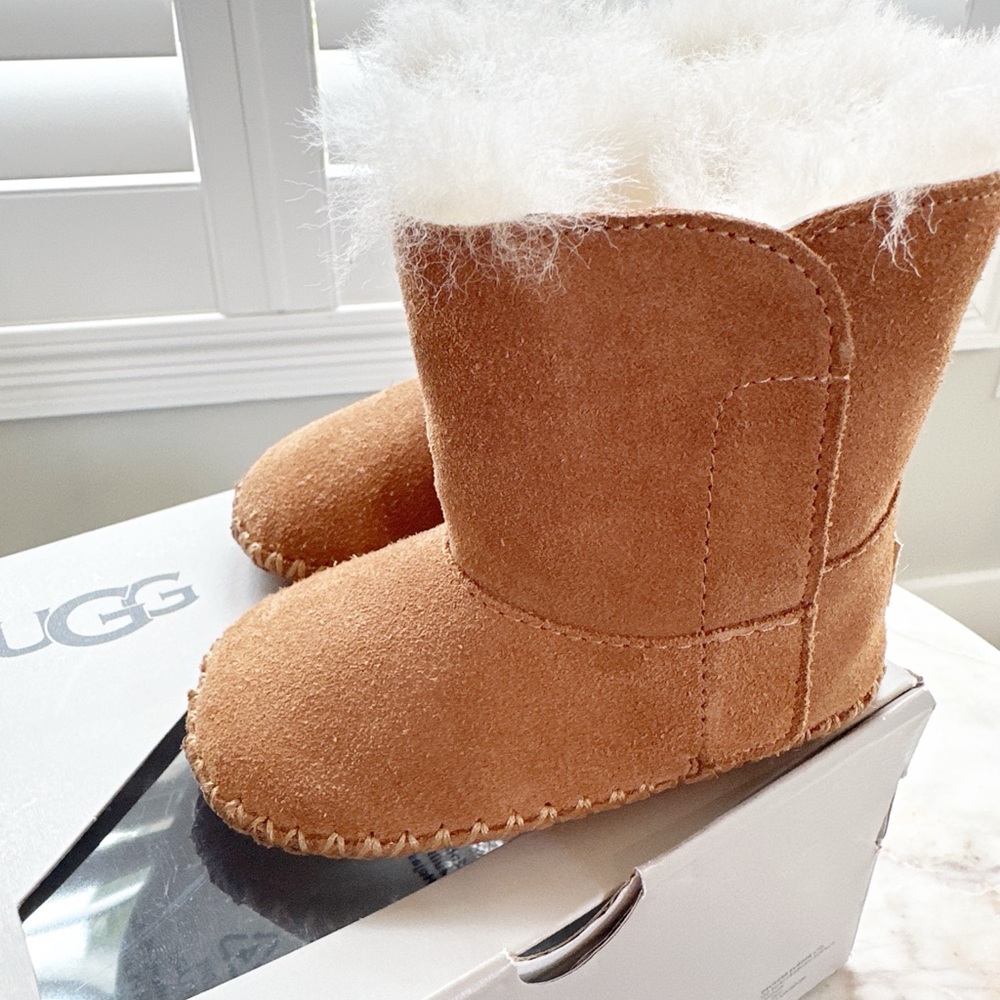 UGG Chestnut Suede Infant Booties